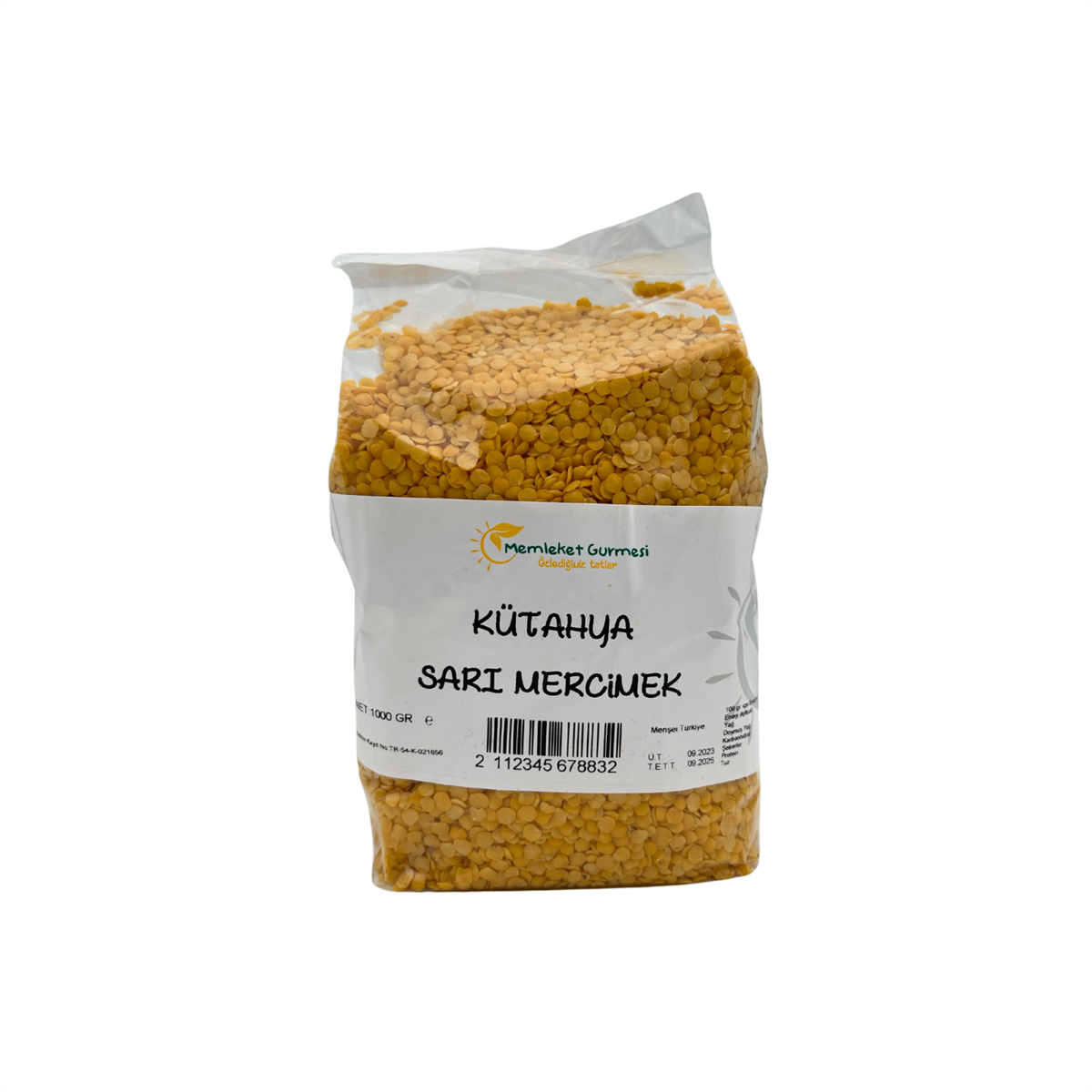 Kütahya Sarı Mercimek 1000 gr