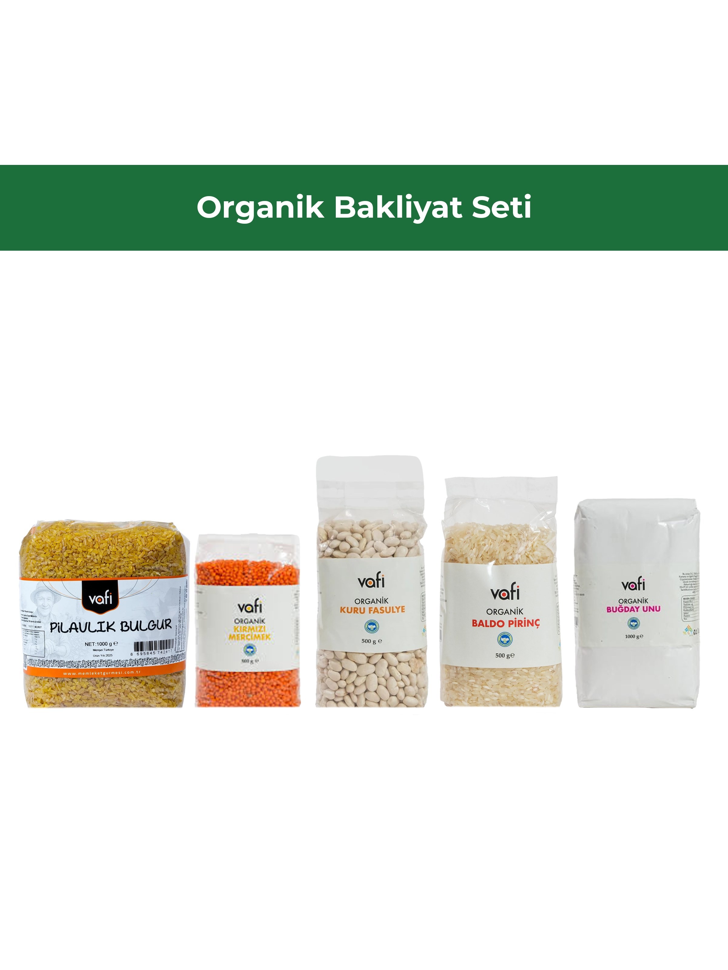 Organik Bakliyat SetiVafi