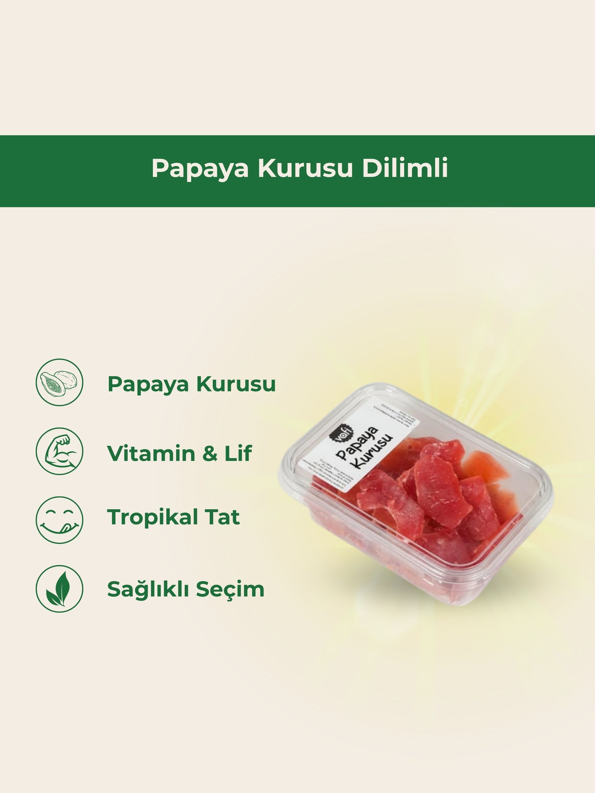 Papaya Kurusu DilimliMemleket Gurmesi