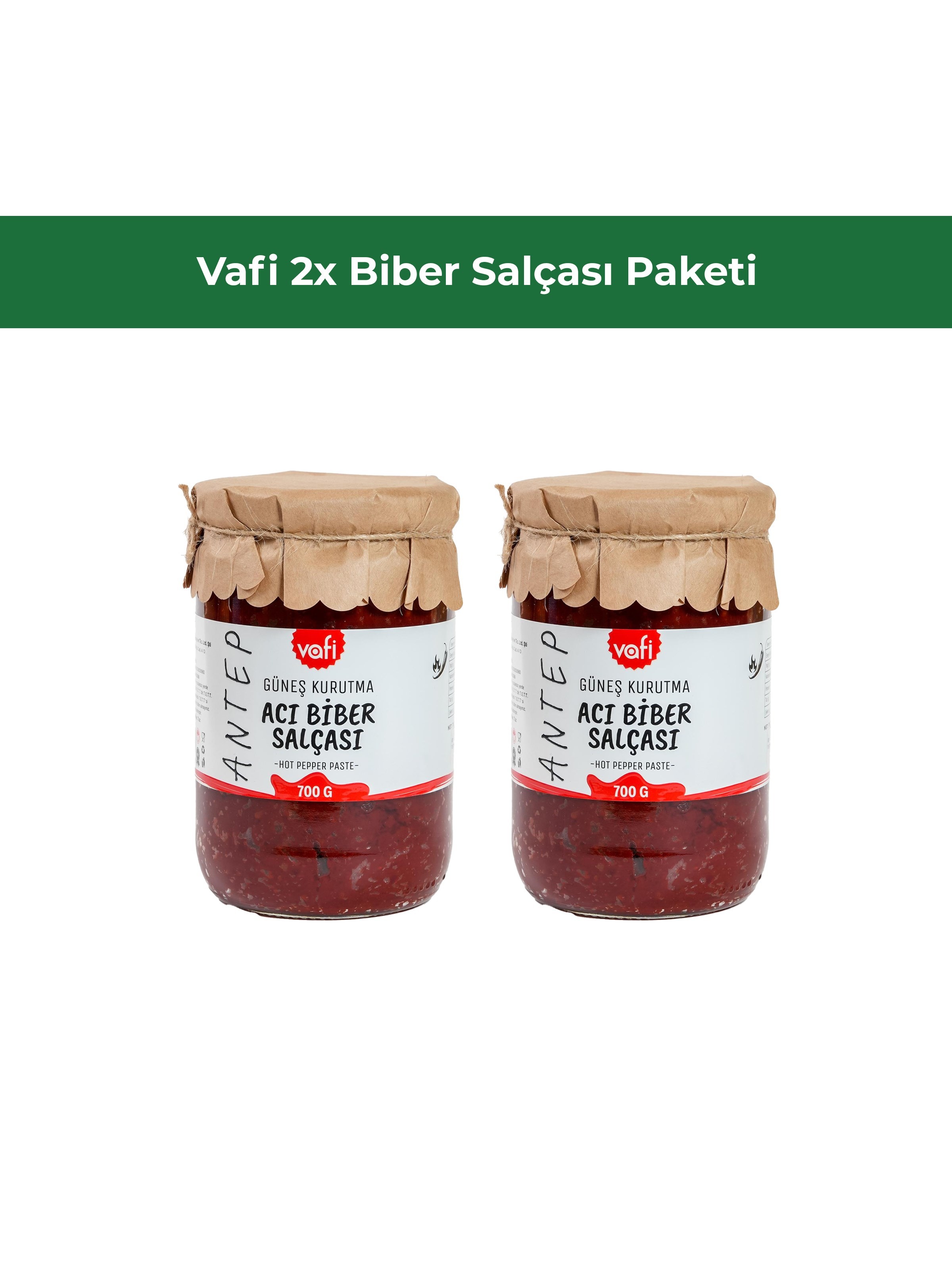 Vafi 2x Biber Salçası PaketiVafi