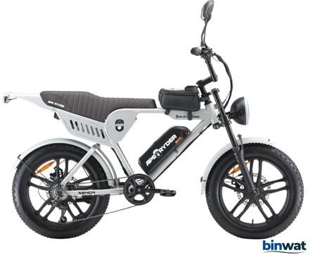 APE RYDER GENON ULTRA GRİ 48V 750 WATT ELEKTRİKLİ BİSİKLET