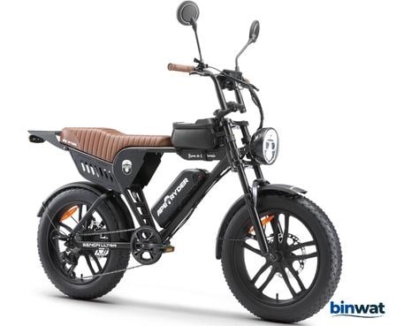 APE RYDER GENON ULTRA SİYAH 48V 750 WATT ELEKTRİKLİ BİSİKLET