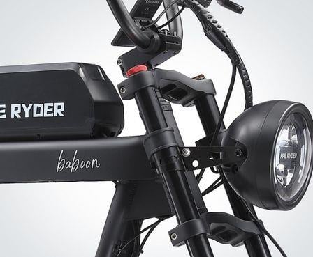 APE RYDER BABOON SİYAH 48V 250 WATT ELEKTRİKLİ BİSİKLET