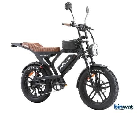 APE RYDER MANDRILL SİYAH 48V 1000 WATT ELEKTRİKLİ BİSİKLET