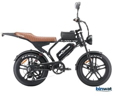 APE RYDER MANDRILL SİYAH 48V 1000 WATT ELEKTRİKLİ BİSİKLET