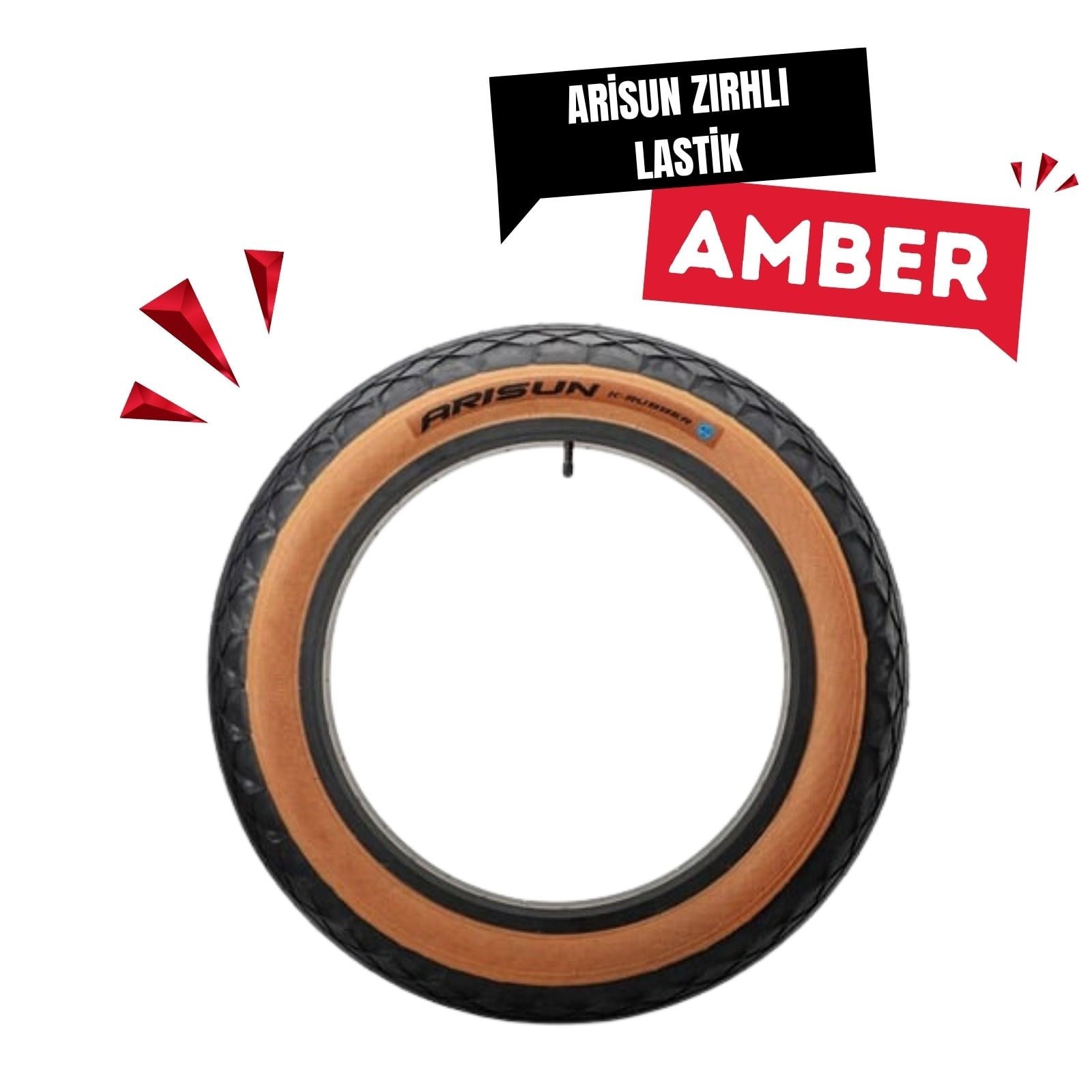 ARİSUN 20x4.0 Kalın Teker Fat-bike & E-Bike Zırhlı Yol Lastiği