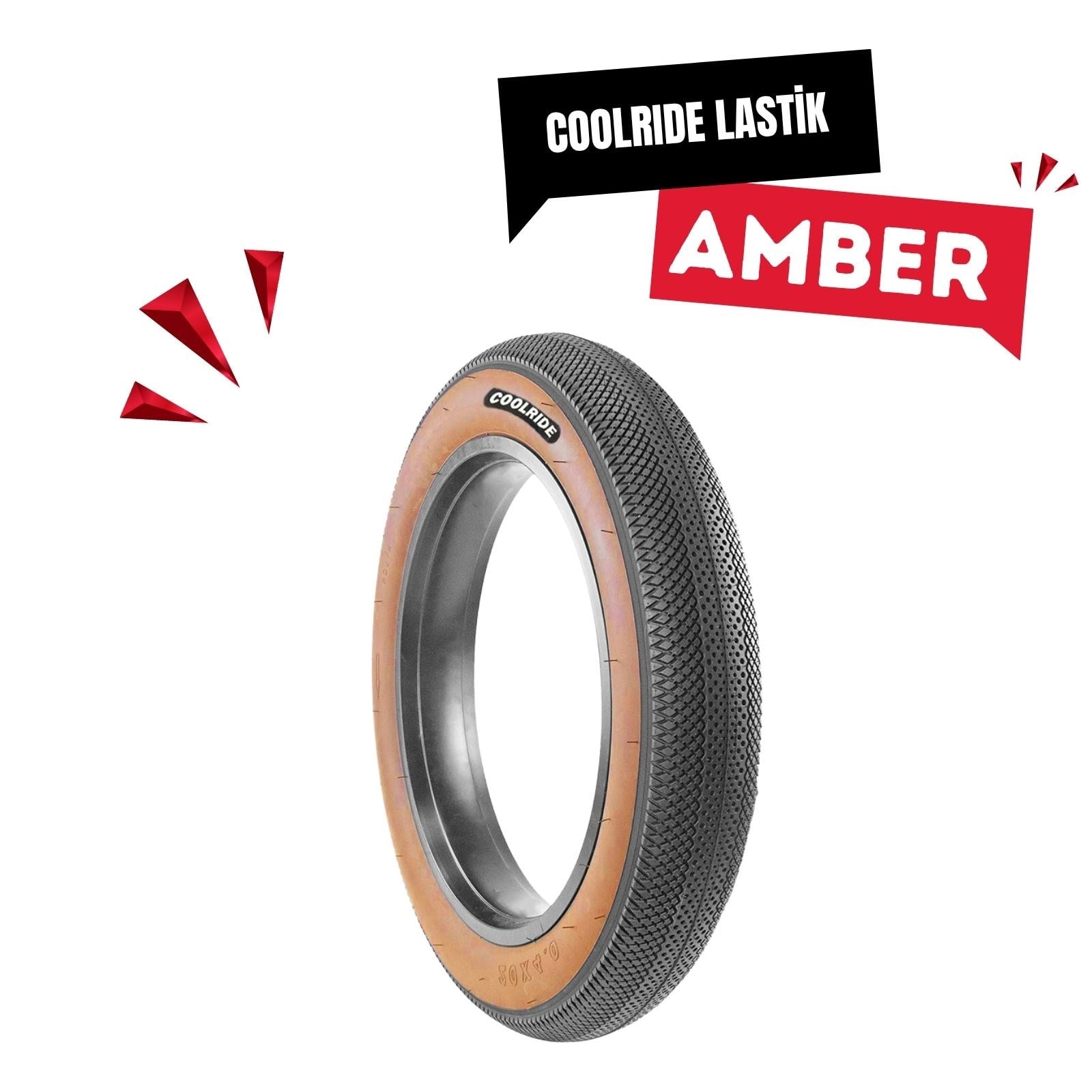 COOLRIDE 20x4.0 Kalın Teker Fat-bike & E-Bike Zırhlı Yol Lastiği