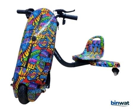RYDER STAR DRİFT CAR RS-R1 24V 250 WATT ELEKTRİKLİ DRİFT CAR - DRİFT SCOOTER COOL