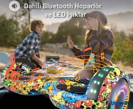RYDER STAR HOVERBOARD 36V 250 WATT X2 ELEKTRİKLİ DENGELİ KAYKAY