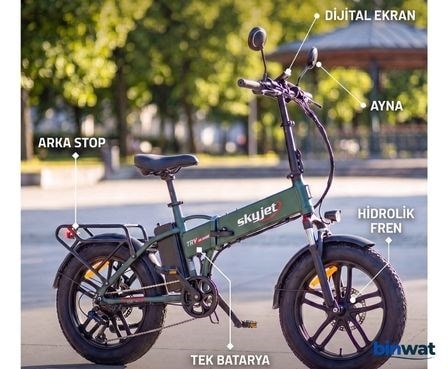 SKYJET (TRVIII) TRV3 PRO 48V 1000 WATT ELEKTRİKLİ BİSİKLET
