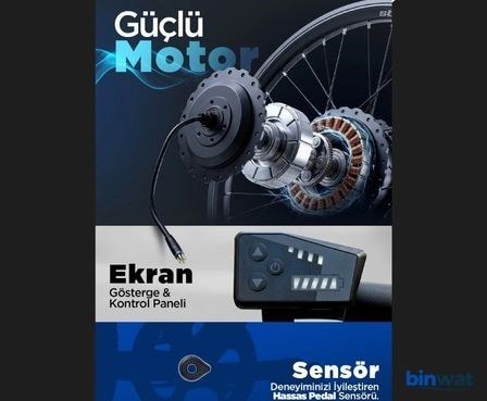 STRADA 48 Volt Tel Jant 750 Watt Elektrikli Bisiklet Motor Dönüşüm Kiti - 170-190 mm Ön Teker Uyumlu