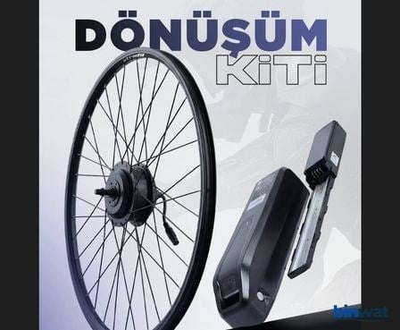 STRADA 48 Volt Tel Jant 750 Watt Elektrikli Bisiklet Motor Dönüşüm Kiti - 170-190 mm Ön Teker Uyumlu