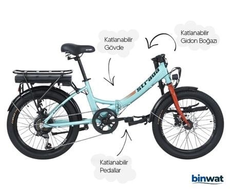 STRADA E-RAPIDO 36V 350 WATT ELEKTRİKLİ BİSİKLET