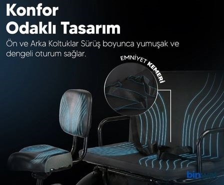 STRADA E-TRIO 48V 750 WATT ÜÇ TEKERLEKLİ ELEKTRİKLİ BİSİKLET