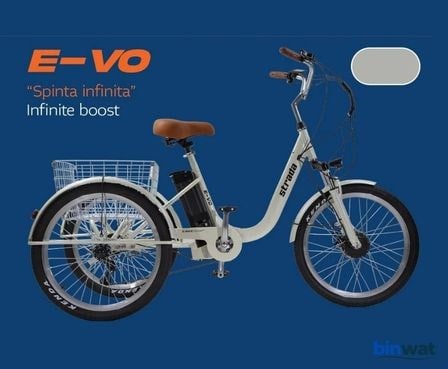 STRADA E-VO 36V 350 WATT ÜÇ TEKERLEKLİ ELEKTRİKLİ BİSİKLET