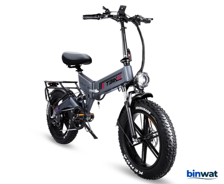 T-BİKE ROBUST X8 GRİ 48V 1000 WATT ELEKTRİKLİ BİSİKLET