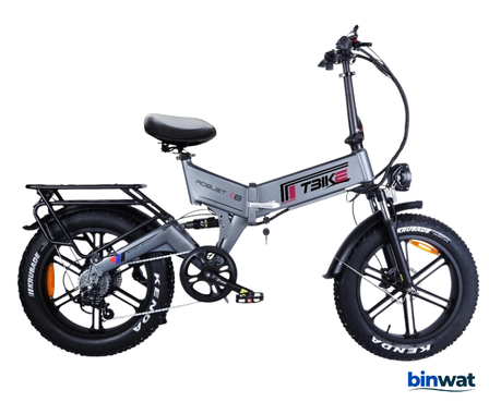 T-BİKE ROBUST X8 GRİ 48V 1000 WATT ELEKTRİKLİ BİSİKLET