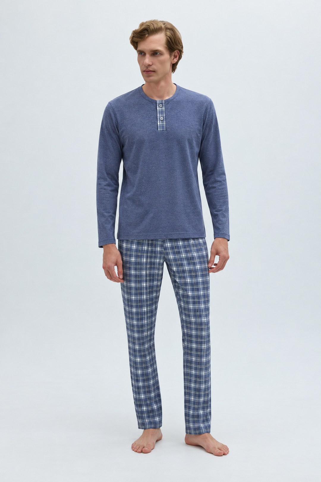 İndigo Pijama Takımı - Markasız