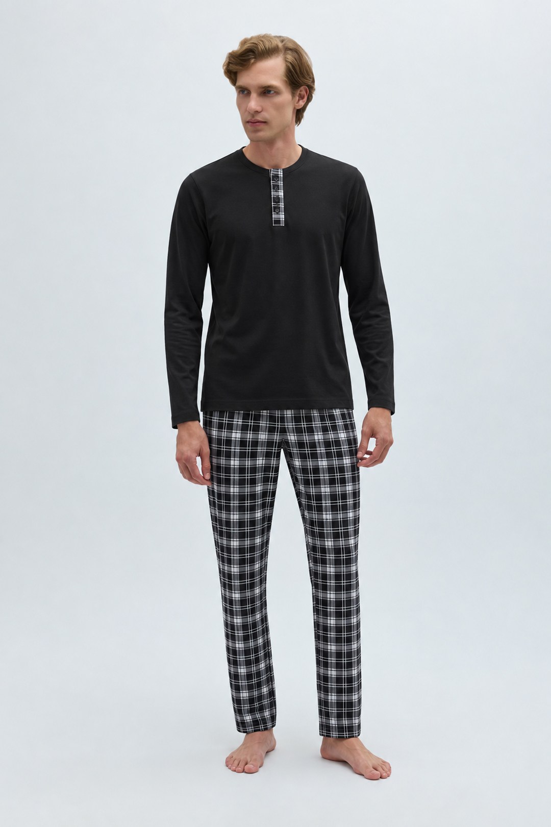 Siyah Pijama Takımı - Markasız