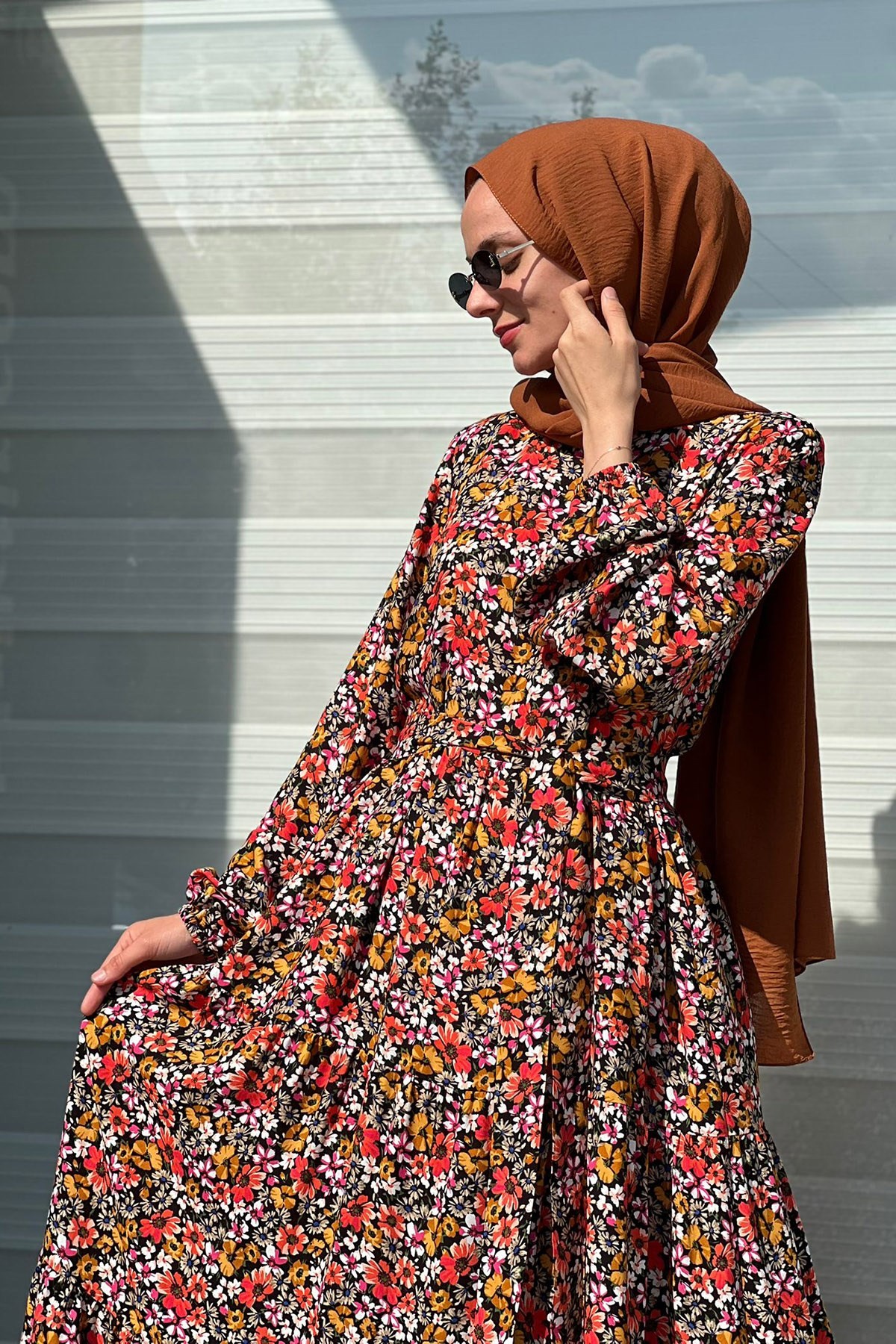 Elif Çiçekli Elbise