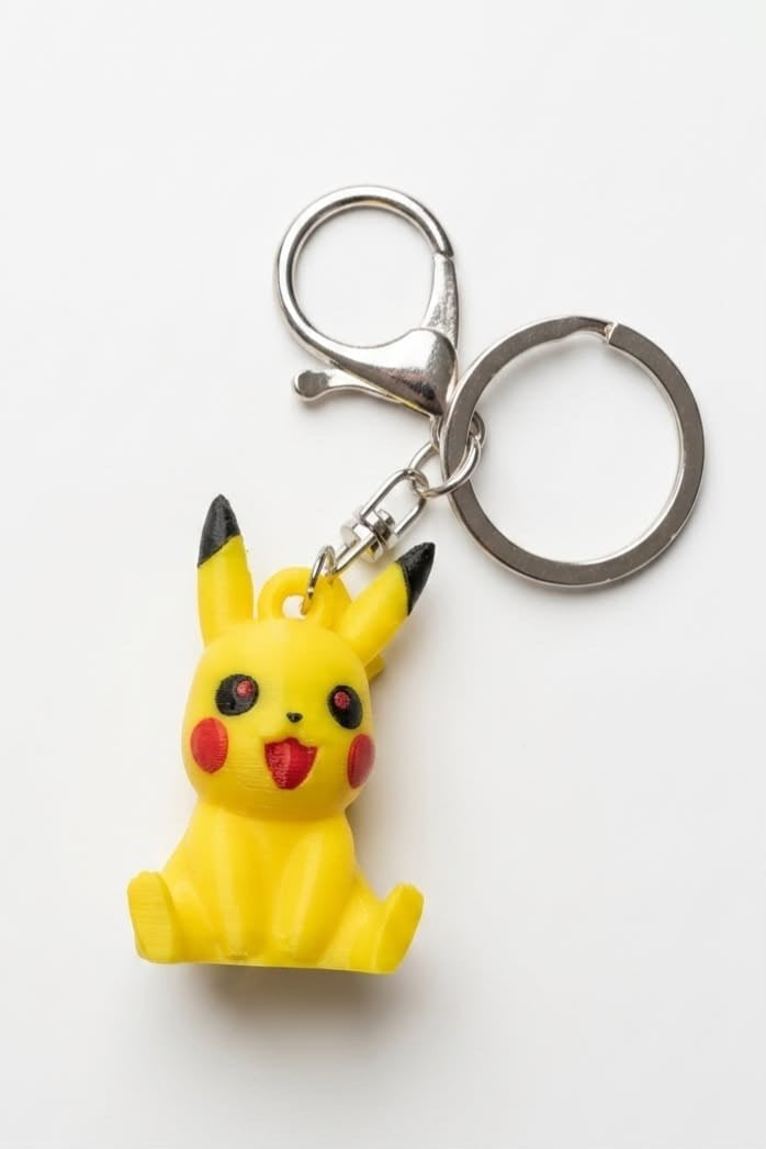 Pikachu Figürlü Anahtarlık Sarı