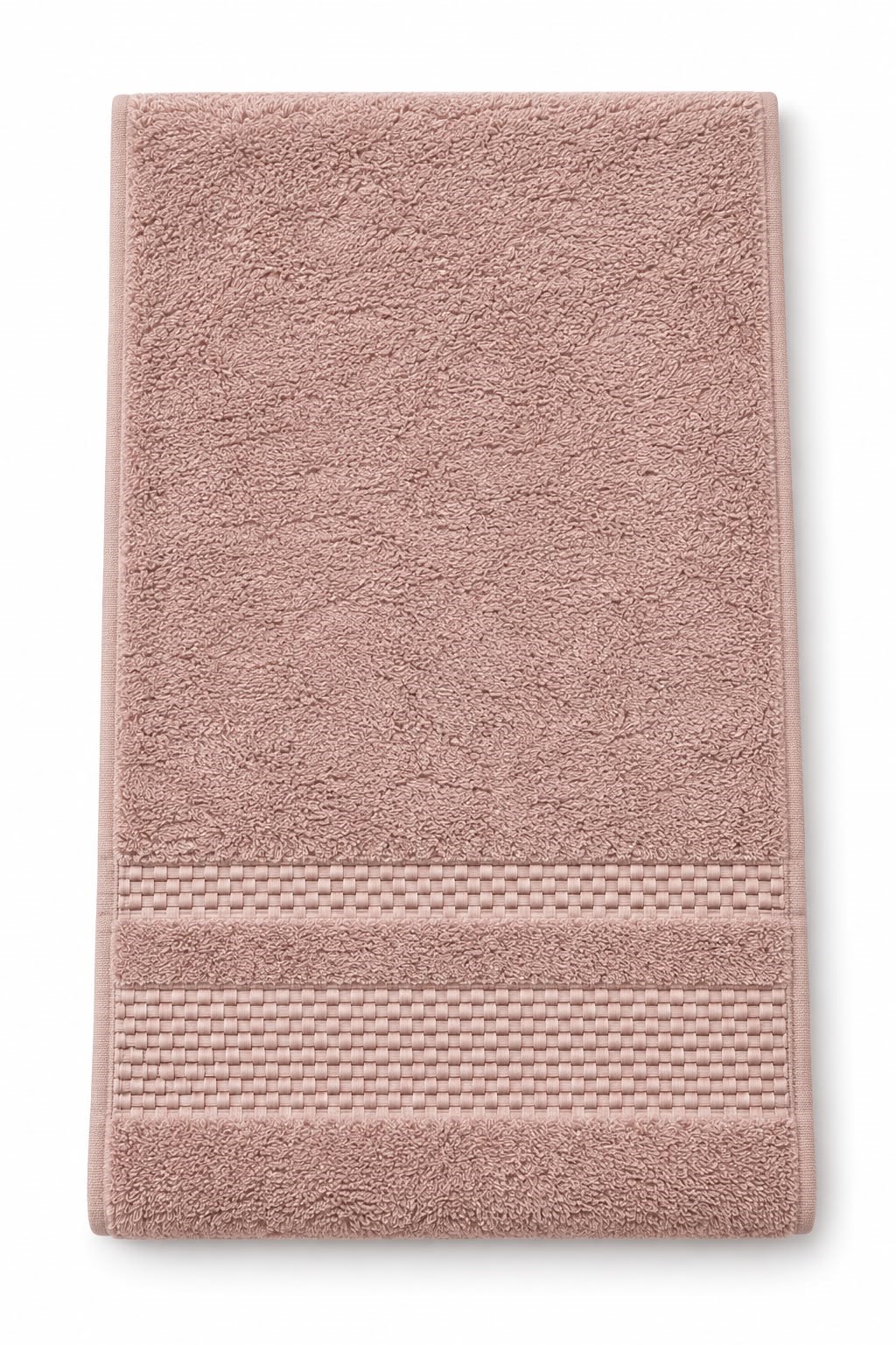 Pamuklu Banyo 90X45Cm Ölçülü El Yüz Havlusu Gül Kurusu