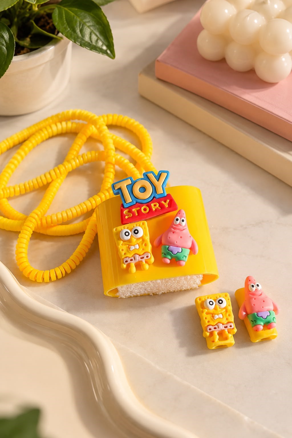Sunger Bob Temalı Şarj Kılıfı Sarı