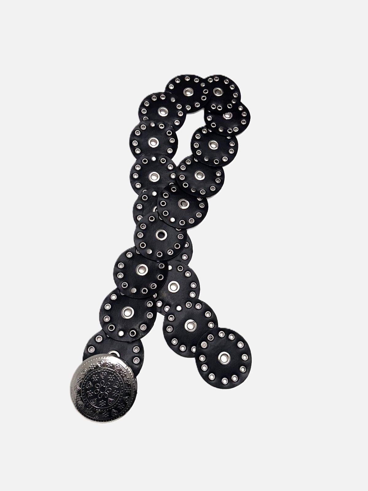 Metal Aksesuarlı  Parçalı Kadın Kemer Gümüş