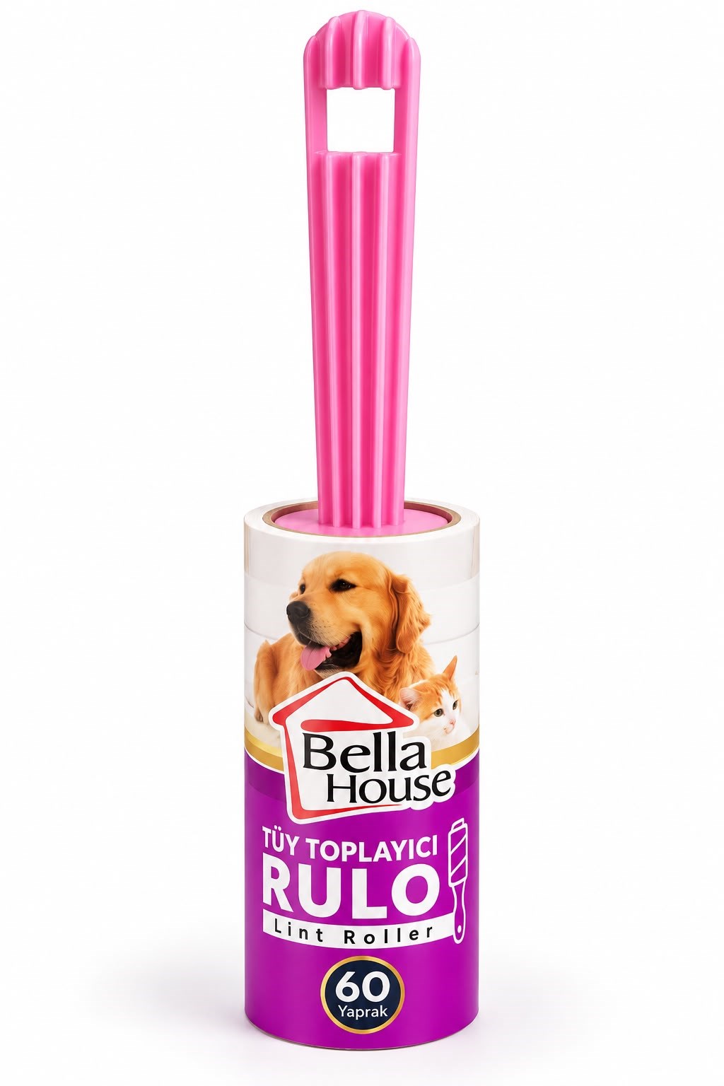 Tüy Toplama Rulosu Pembe