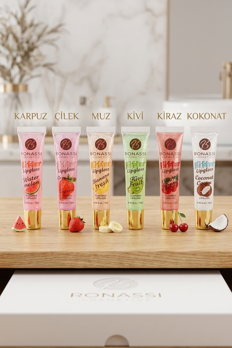  Ronassi Meyve Aromalı Lip Gloss