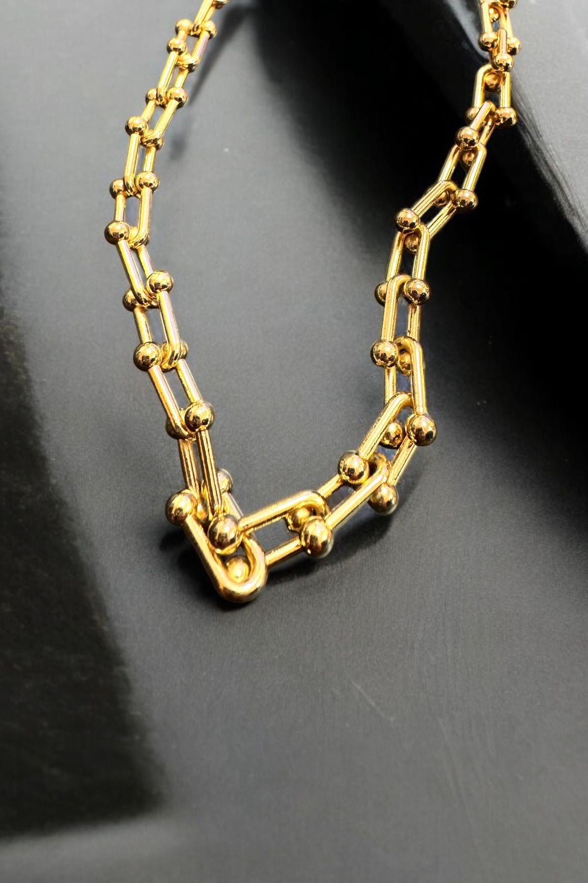 Altın Kaplama Tifany Kolye Gold