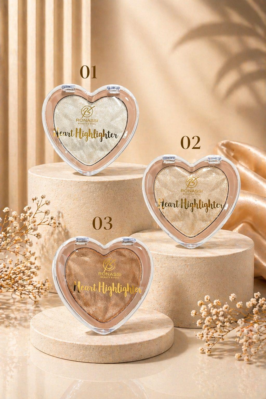 Ronassı Heart Işıltılı Highliter