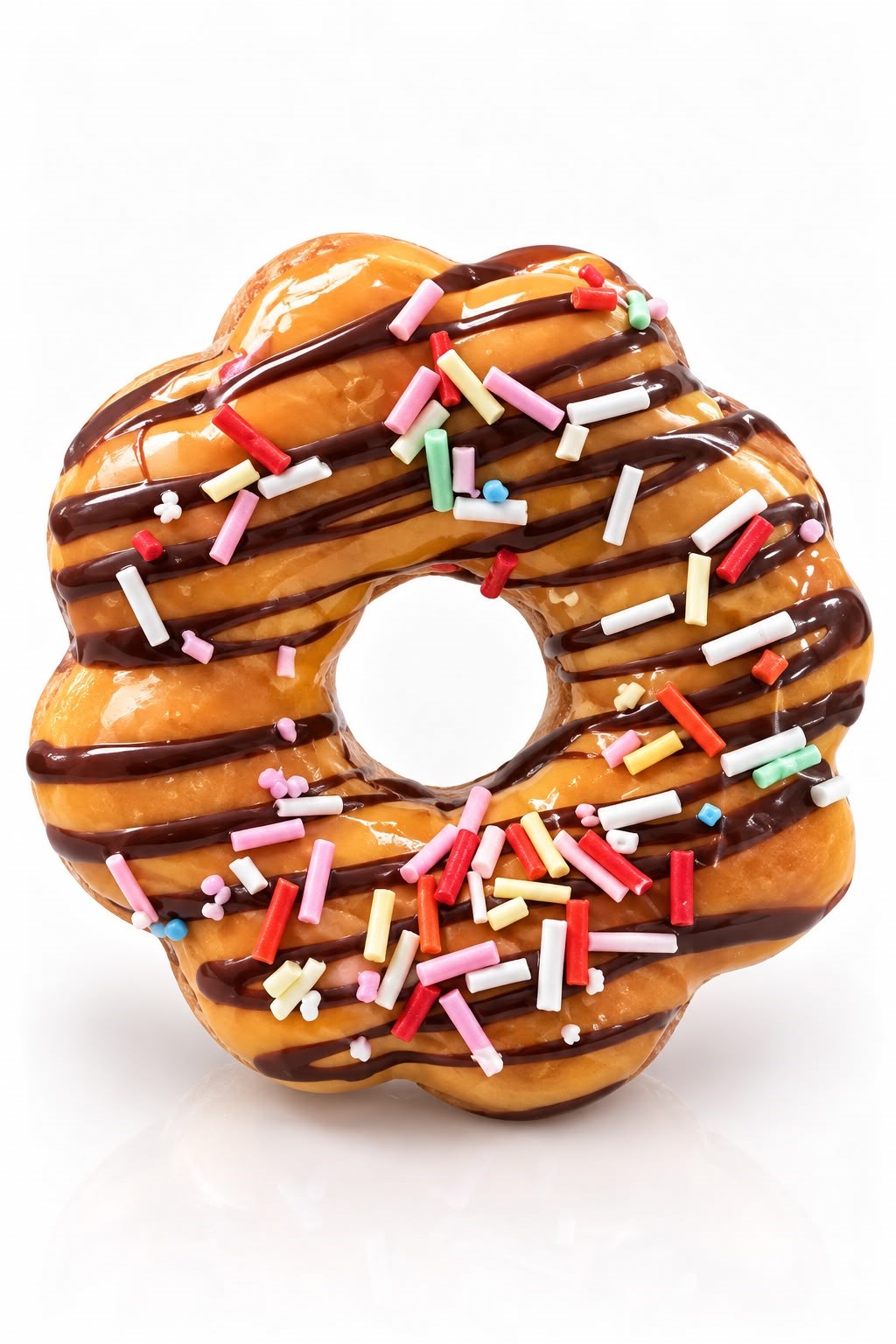 Donut Figürlü Buzdolabı Magneti Sarı