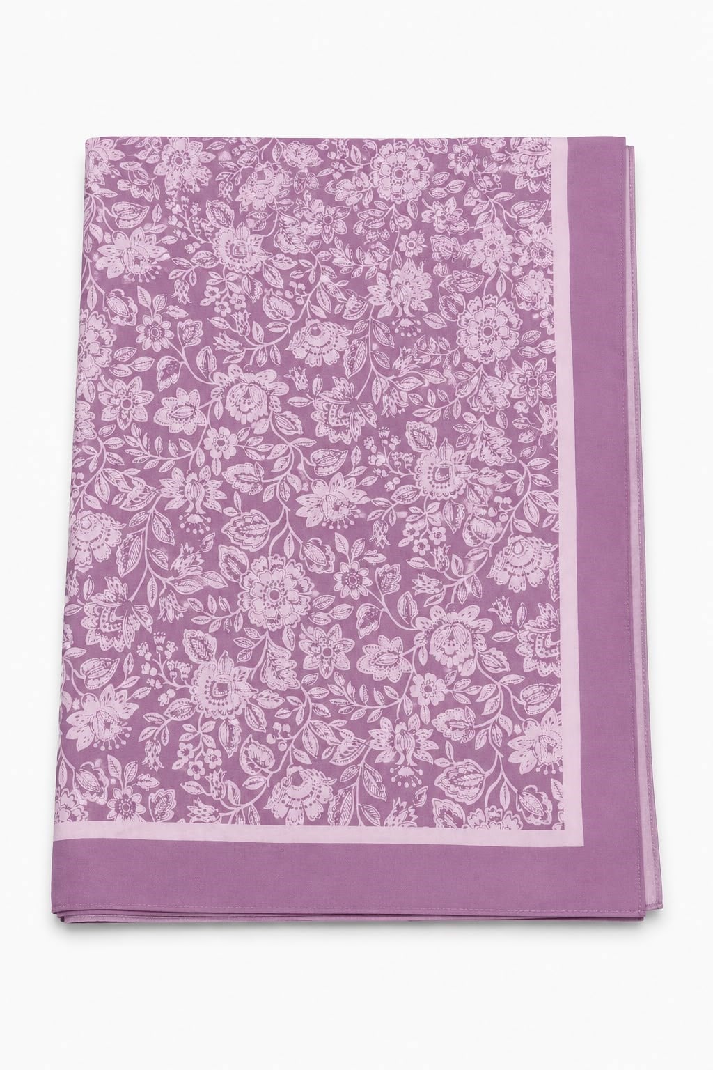 Kadın Çiçek Desenli 180X70 Ölçülü Şal Pembe