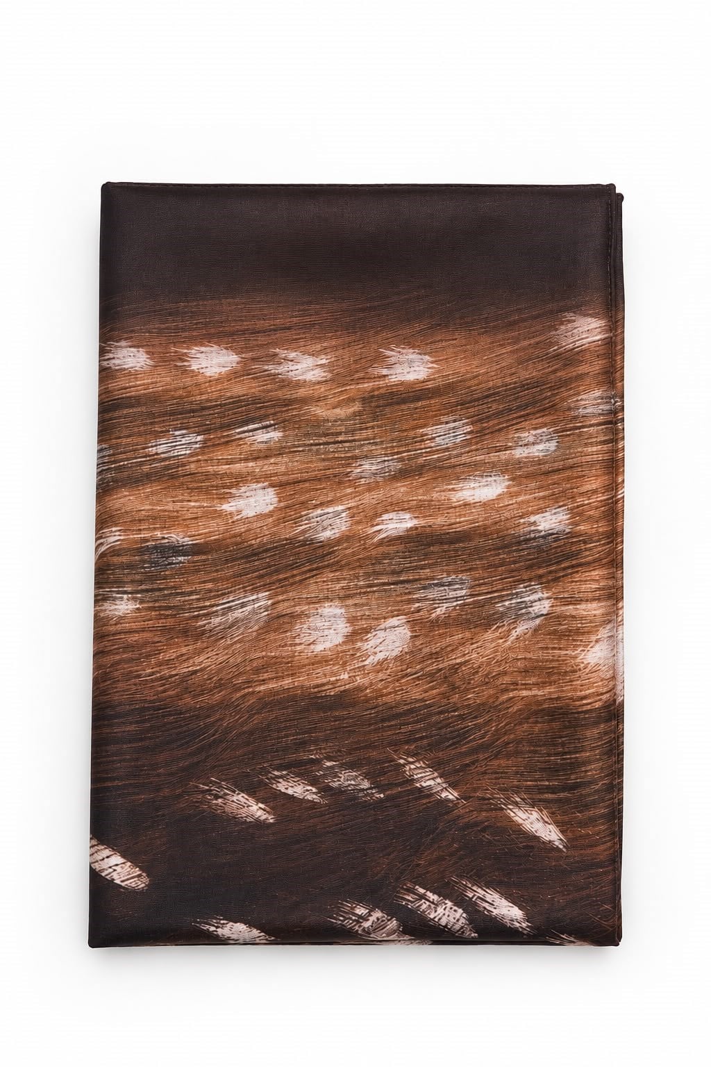 Ceylan Desen Soft 180X70 Ölçülü Şal Kahverengi