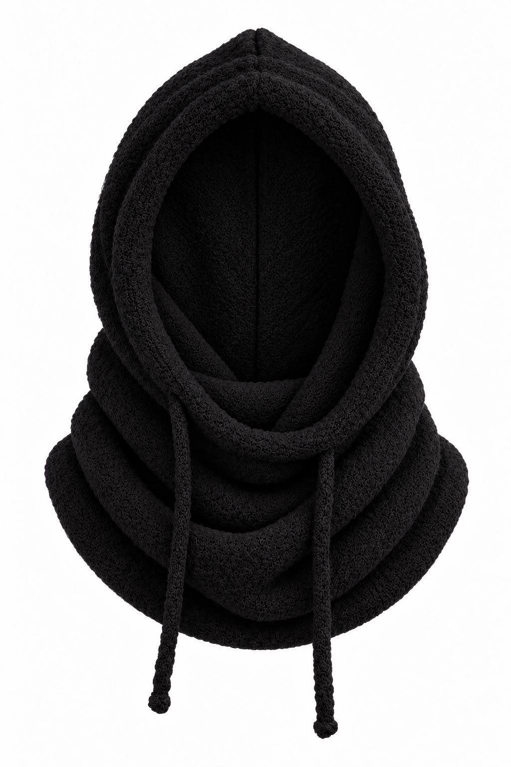 Yumoş Balaklava Ayarlanabilir Bere Siyah