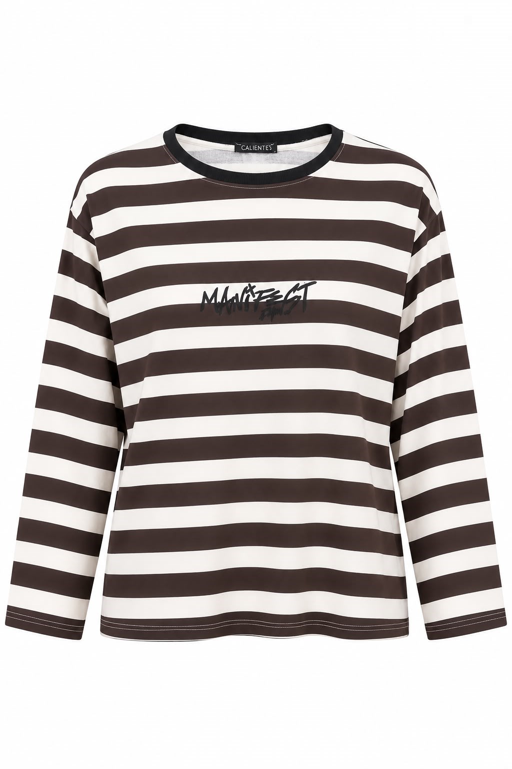 Kadın Bisiklet Yaka Oversize Sweatshirt Kahverengi 