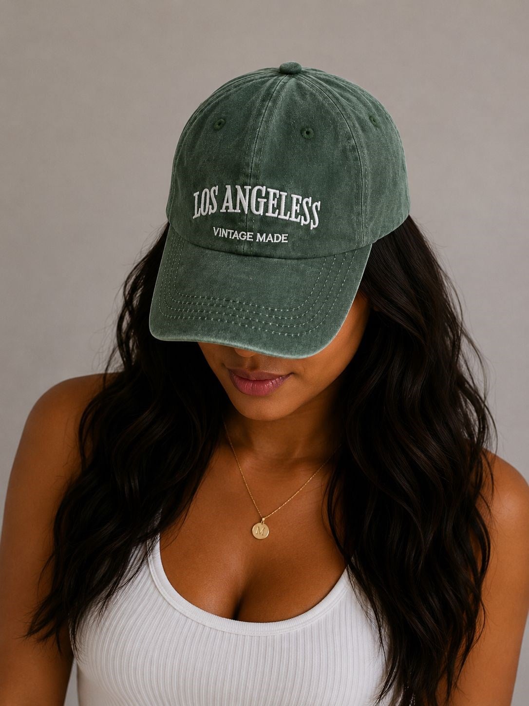 Kadın Los Angeles Nakışlı Yıkamalı  Şapka
