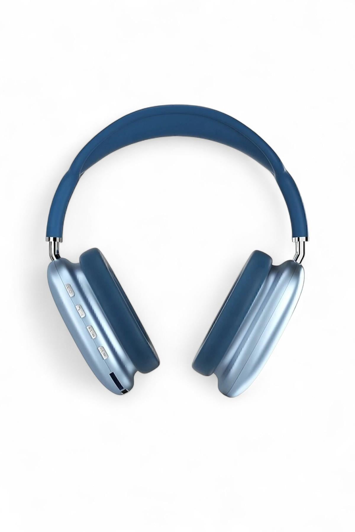 Blic P9 Model Kulak Üstü Bluetooth Kulaklık Mavi