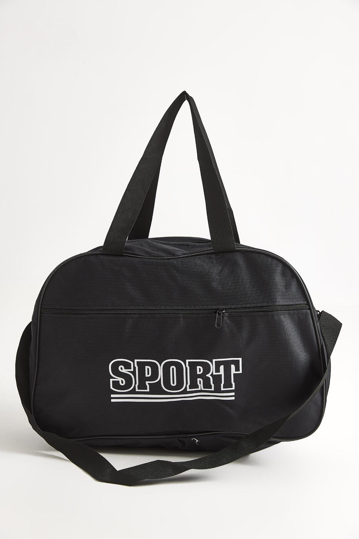 Sport Askılı Spor Çantası Siyah