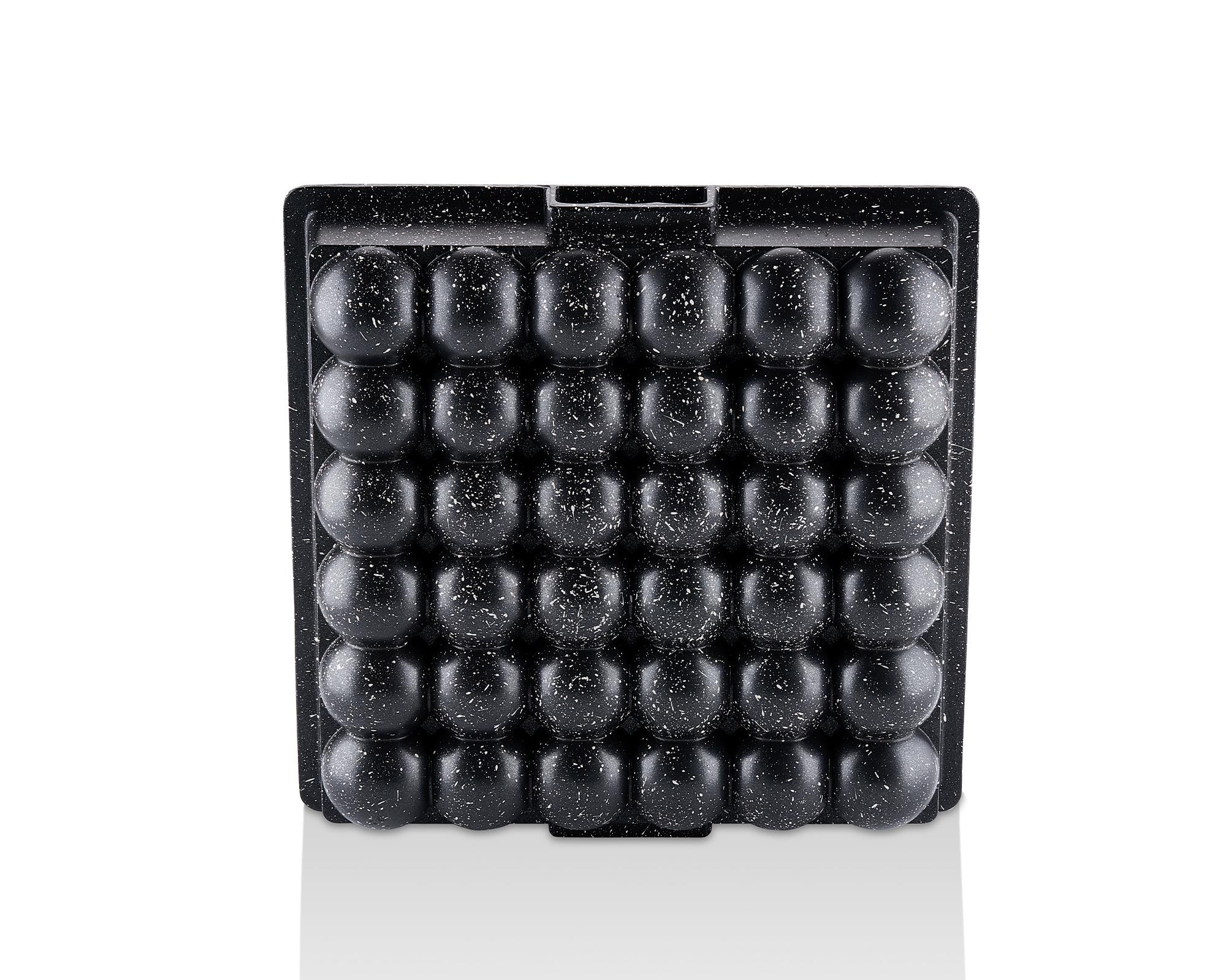 Taç Ball Döküm Kek Kalıbı Siyah