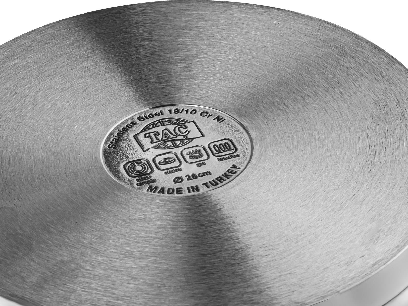 Taç Bengü İndüksiyon Tabanlı Derin Çelik Tencere 26cm