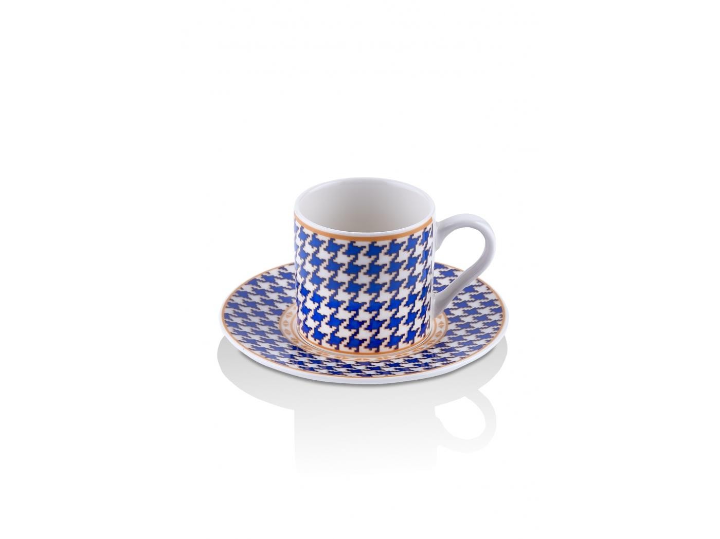 Taç Classic Violet 6 Kişilik Kahve Fincan Takımı
