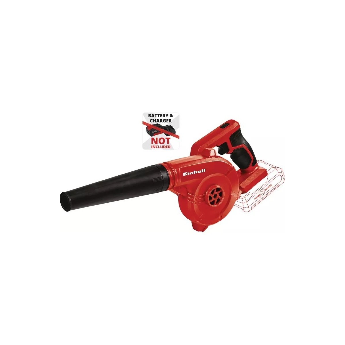  Einhell El Aletleri Einhell 3408001 Kale Kilit  TE-CB 18/180 Li-Solo - Akülü Üfleme