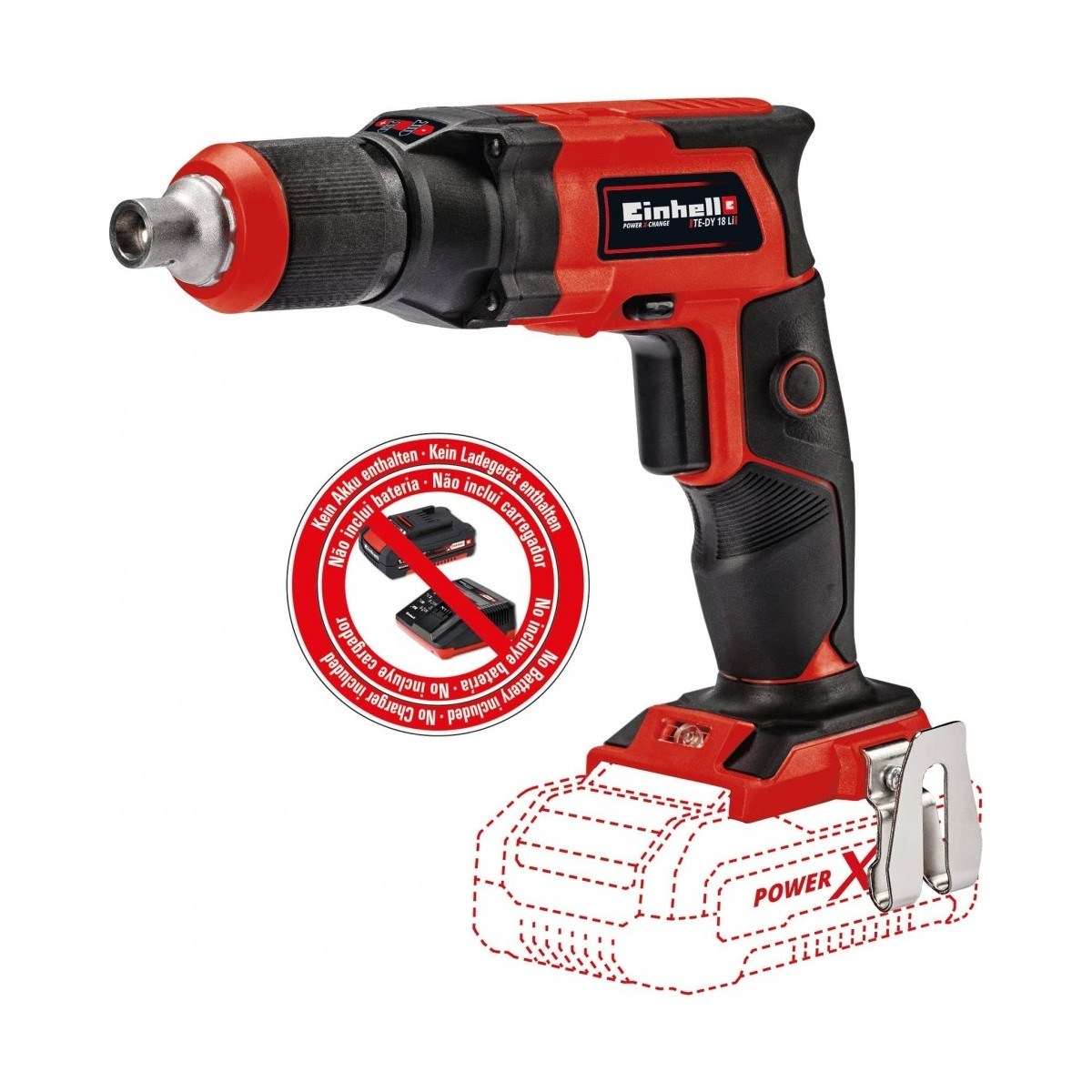 Einhell El Aletleri Einhell 4259980 Kale Kilit  TE-DY 18 Li-Solo - Akülü Alçıpan Vidalama 