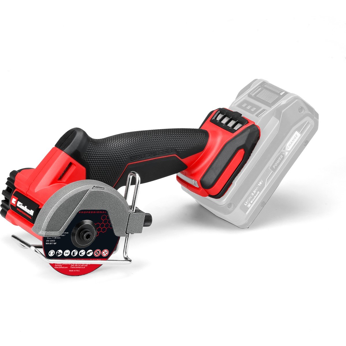  Einhell El Aletleri Einhell 4432000 Kale Kilit  TP-CO 18/76-C Li BL - Solo - Akülü Avuç Taşlama 