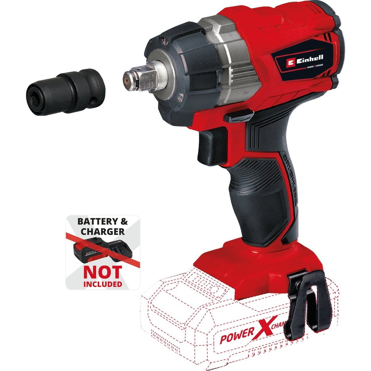  Einhell El Aletleri Einhell 4510048 Kale Kilit  TP-CW 18/270 Li BL-Solo - Akülü Darb. Somun Sık-Kömürsüz