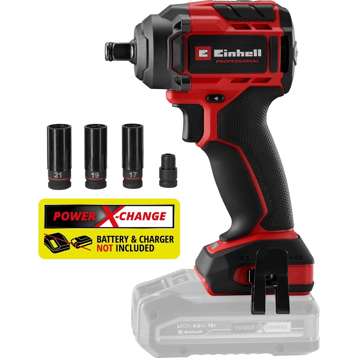  Einhell El Aletleri Einhell 4510055 Kale Kilit  TP-CW 18/350-C Li BL - Solo - Akülü Darb. Somun Sık-Kömürsüz 