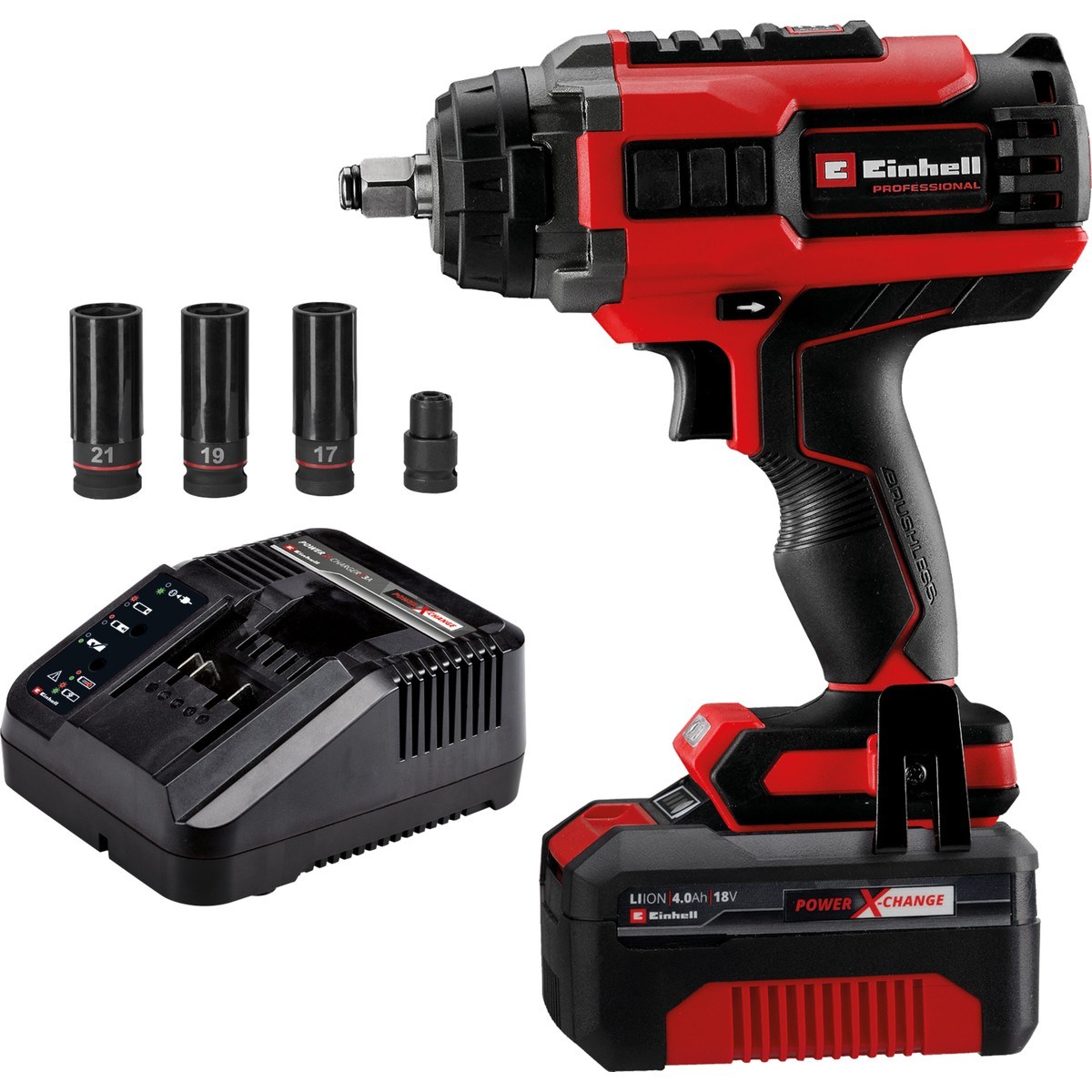  Einhell El Aletleri Einhell 4510074 Kale Kilit  IMPAXXO 18/450 (1x4,0Ah) - Akülü Darb. Somun Sık-Kömürsüz