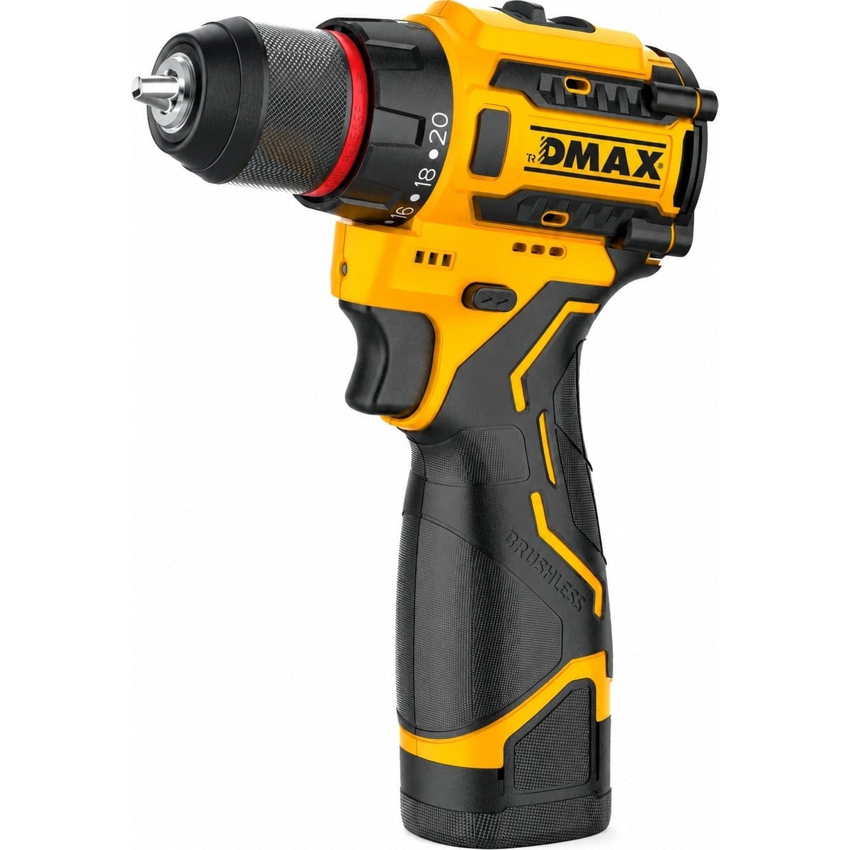  El Aletleri Dmax DMX-3001 Kale Kilit  DMX3001 16V Akülü Matkap Vidalama 60 Nm Fırçasız Motor Çift Akülü Çantalı